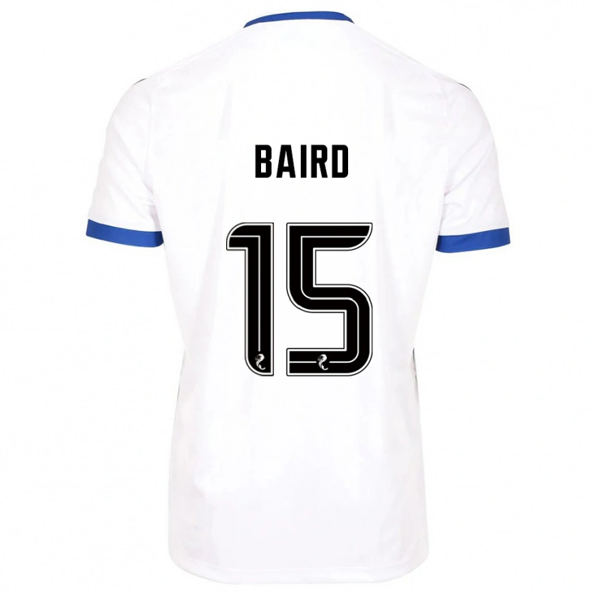 Danxen Herren Jack Baird #15 Weiß Blau Auswärtstrikot Trikot 2025/26 T-Shirt Schweiz
