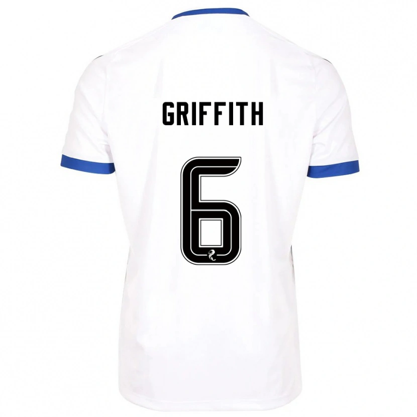 Danxen Herren Víctor Griffith #6 Weiß Blau Auswärtstrikot Trikot 2025/26 T-Shirt Schweiz