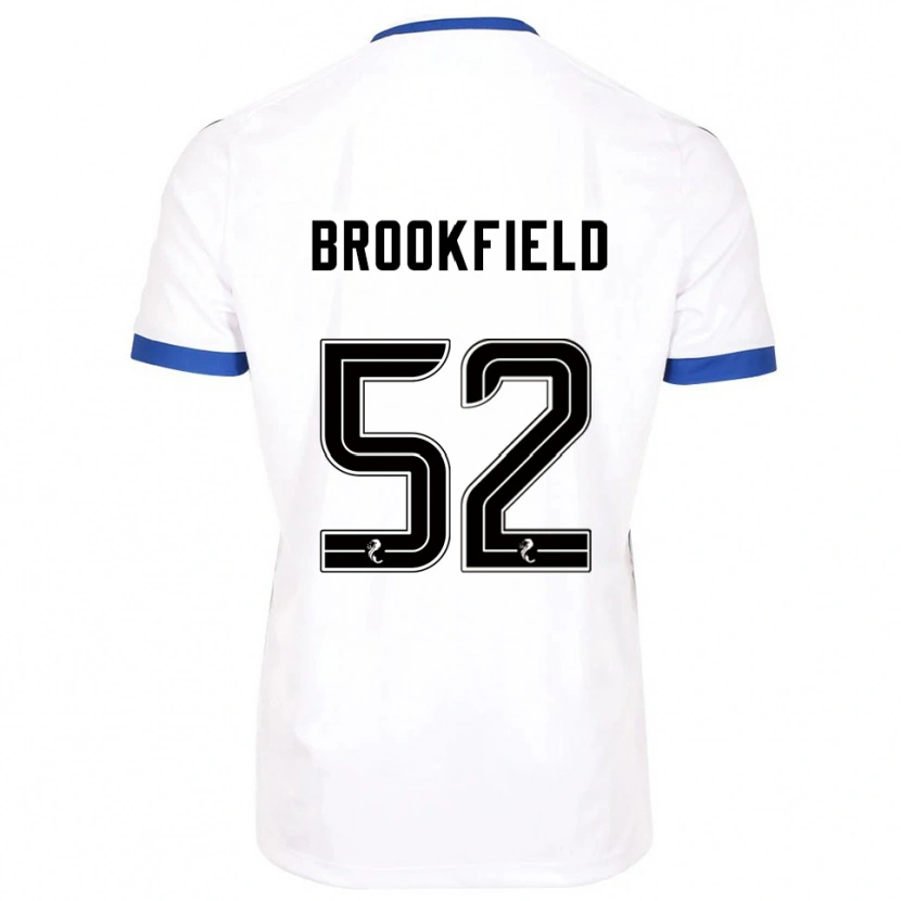 Danxen Herren Arran Brookfield #52 Weiß Blau Auswärtstrikot Trikot 2025/26 T-Shirt Schweiz