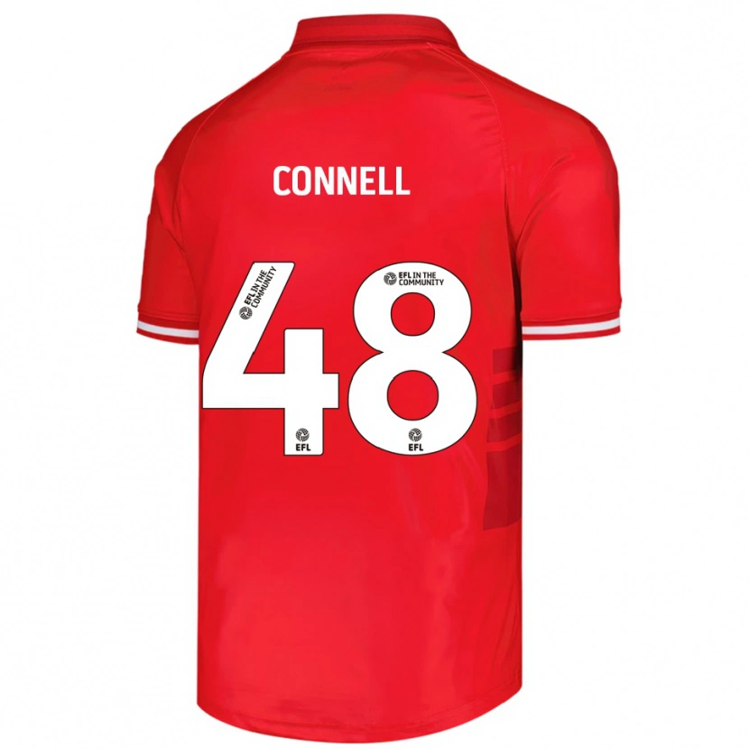 Danxen Damen Luca Connell #48 Rot Weiß Heimtrikot Trikot 2025/26 T-Shirt Schweiz