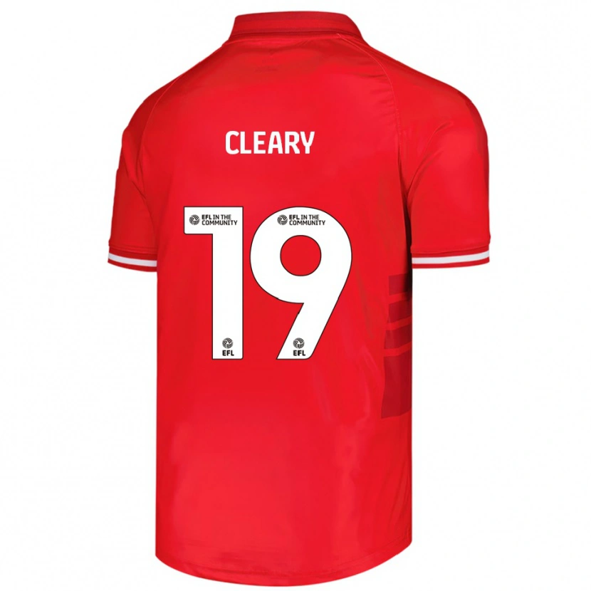 Danxen Damen Reyes Cleary #19 Rot Weiß Heimtrikot Trikot 2025/26 T-Shirt Schweiz