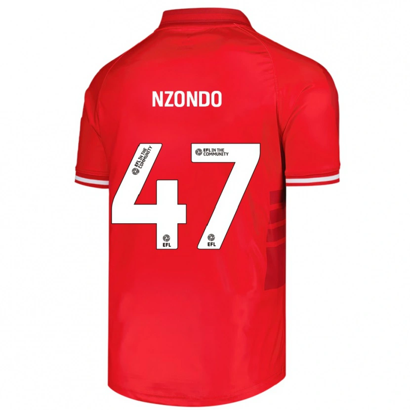 Danxen Damen Emmaisa Nzondo #47 Rot Weiß Heimtrikot Trikot 2025/26 T-Shirt Schweiz