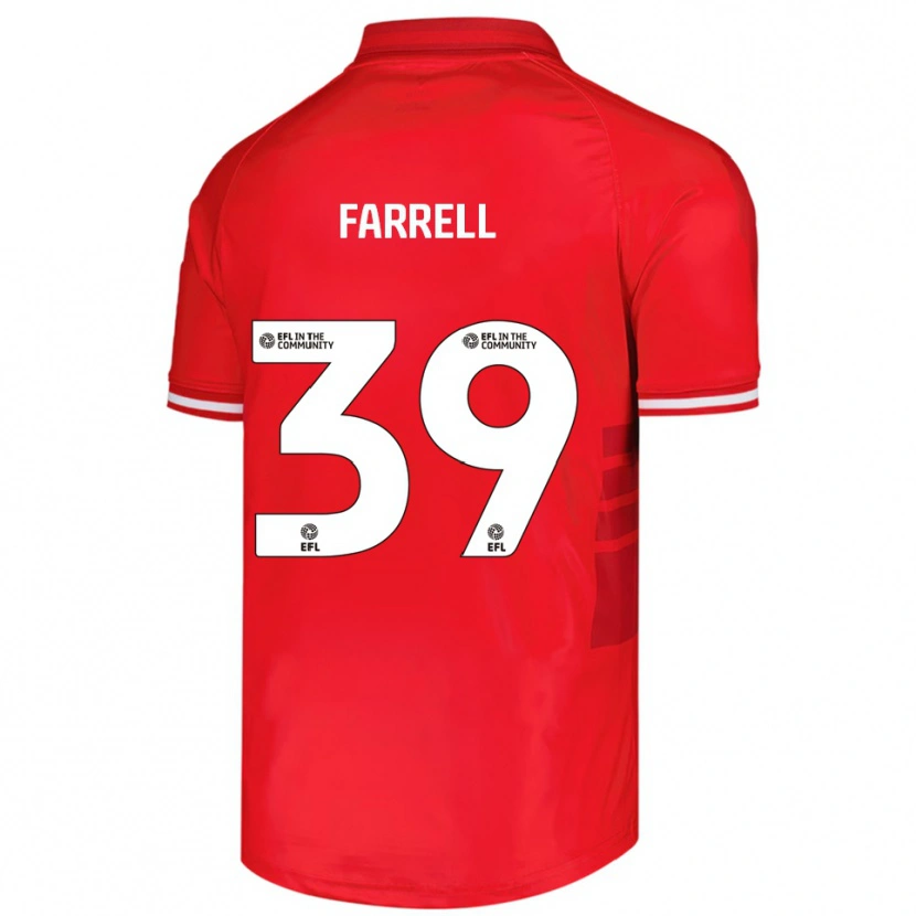 Danxen Damen Leo Farrell #39 Rot Weiß Heimtrikot Trikot 2025/26 T-Shirt Schweiz