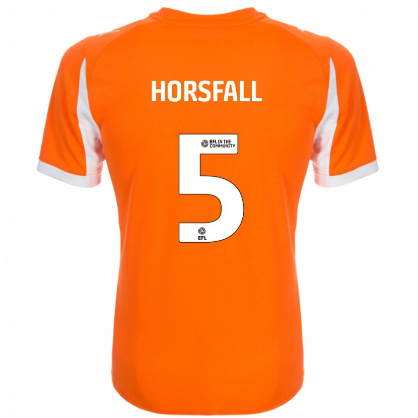 Danxen Damen Fraser Horsfall #5 Orange Weiß Heimtrikot Trikot 2025/26 T-Shirt Schweiz