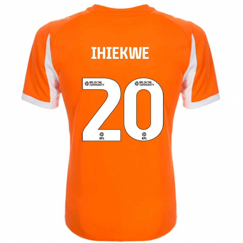 Danxen Damen Michael Ihiekwe #20 Orange Weiß Heimtrikot Trikot 2025/26 T-Shirt Schweiz