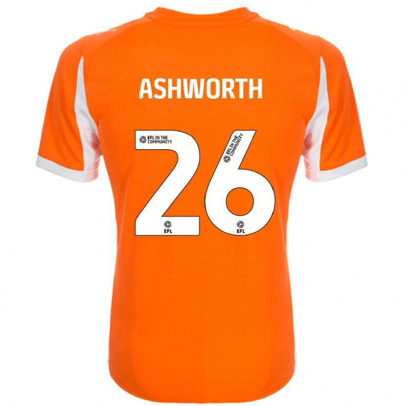 Danxen Damen Zac Ashworth #26 Orange Weiß Heimtrikot Trikot 2025/26 T-Shirt Schweiz