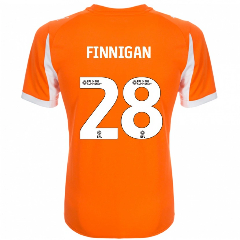 Danxen Damen Ryan Finnigan #28 Orange Weiß Heimtrikot Trikot 2025/26 T-Shirt Schweiz