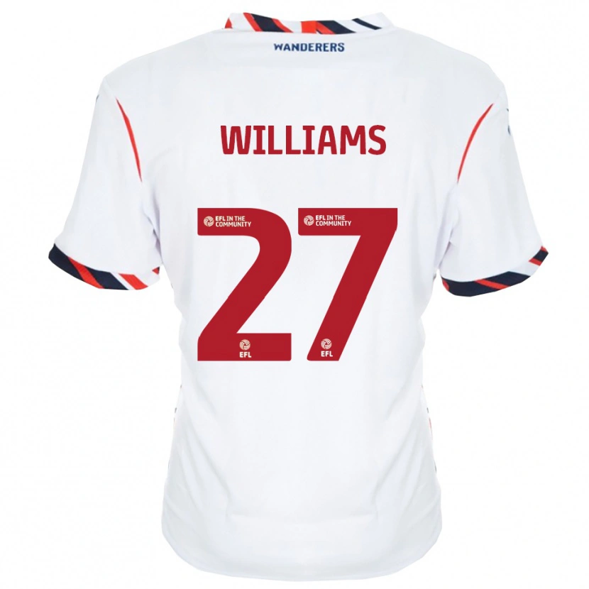 Danxen Damen Randell Williams #27 Weiß Rot Heimtrikot Trikot 2025/26 T-Shirt Schweiz