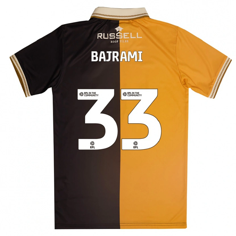 Danxen Damen Geraldo Bajrami #33 Gelb Schwarz Heimtrikot Trikot 2025/26 T-Shirt Schweiz
