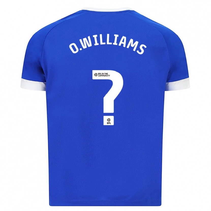 Danxen Damen Oliver Williams #0 Blau Weiß Heimtrikot Trikot 2025/26 T-Shirt Schweiz