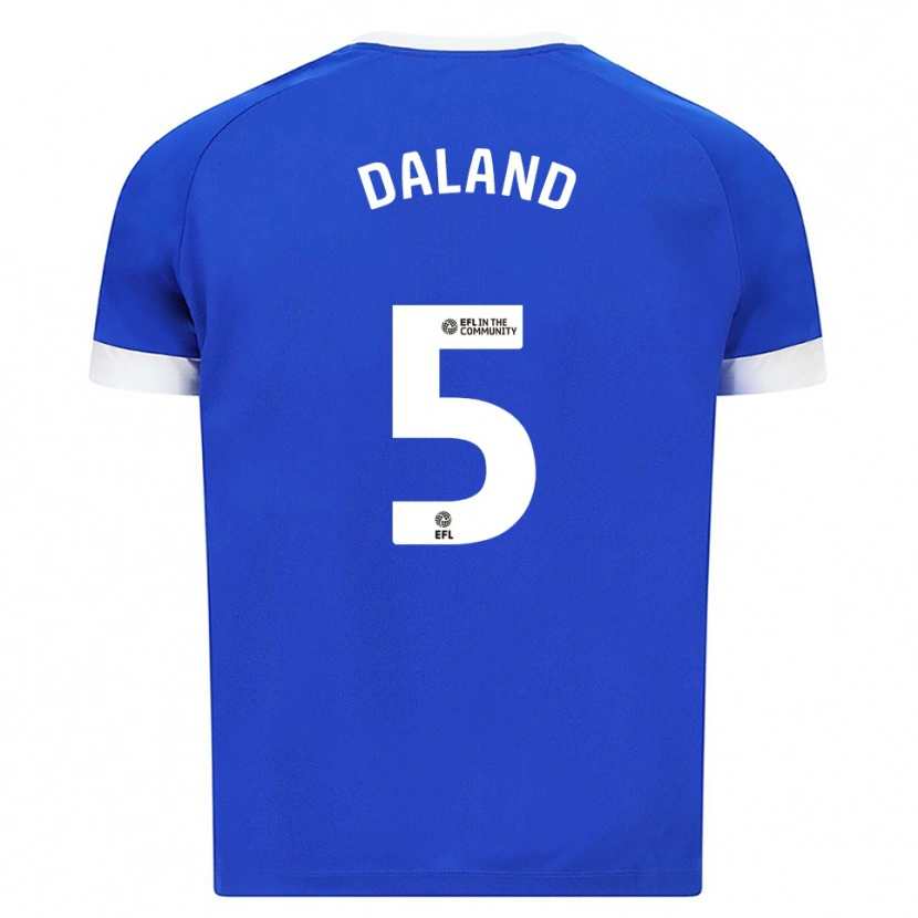 Danxen Damen Jesper Daland #5 Blau Weiß Heimtrikot Trikot 2025/26 T-Shirt Schweiz
