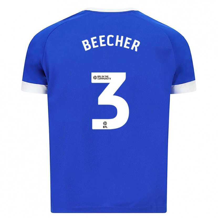 Danxen Damen Josh Beecher #3 Blau Weiß Heimtrikot Trikot 2025/26 T-Shirt Schweiz
