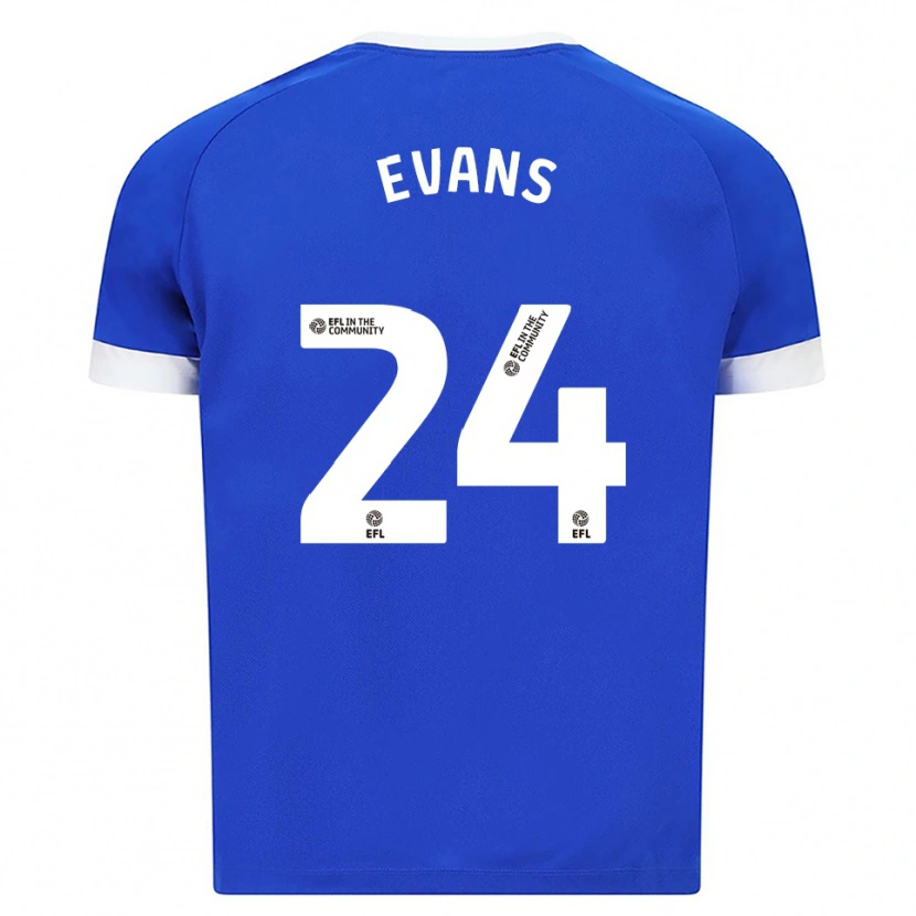 Danxen Damen Helen Evans #24 Blau Weiß Heimtrikot Trikot 2025/26 T-Shirt Schweiz