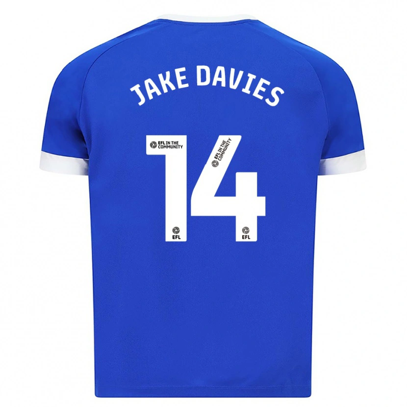 Danxen Damen Jake Davies #14 Blau Weiß Heimtrikot Trikot 2025/26 T-Shirt Schweiz