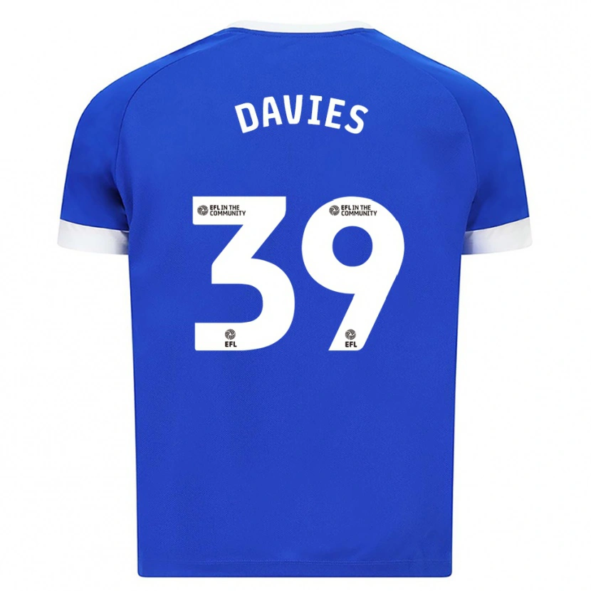 Danxen Damen Isaak Davies #39 Blau Weiß Heimtrikot Trikot 2025/26 T-Shirt Schweiz