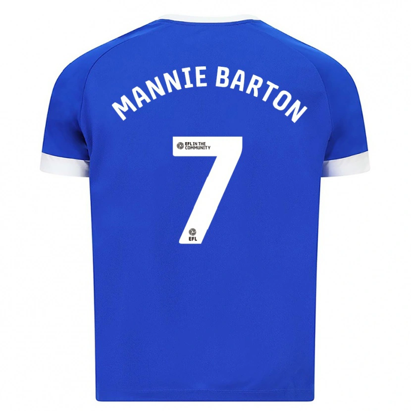 Danxen Damen Mannie Barton #7 Blau Weiß Heimtrikot Trikot 2025/26 T-Shirt Schweiz