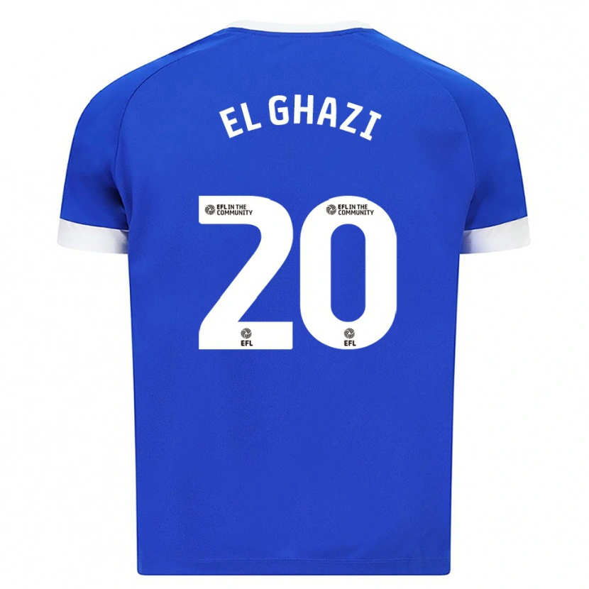 Danxen Damen Anwar El Ghazi #20 Blau Weiß Heimtrikot Trikot 2025/26 T-Shirt Schweiz
