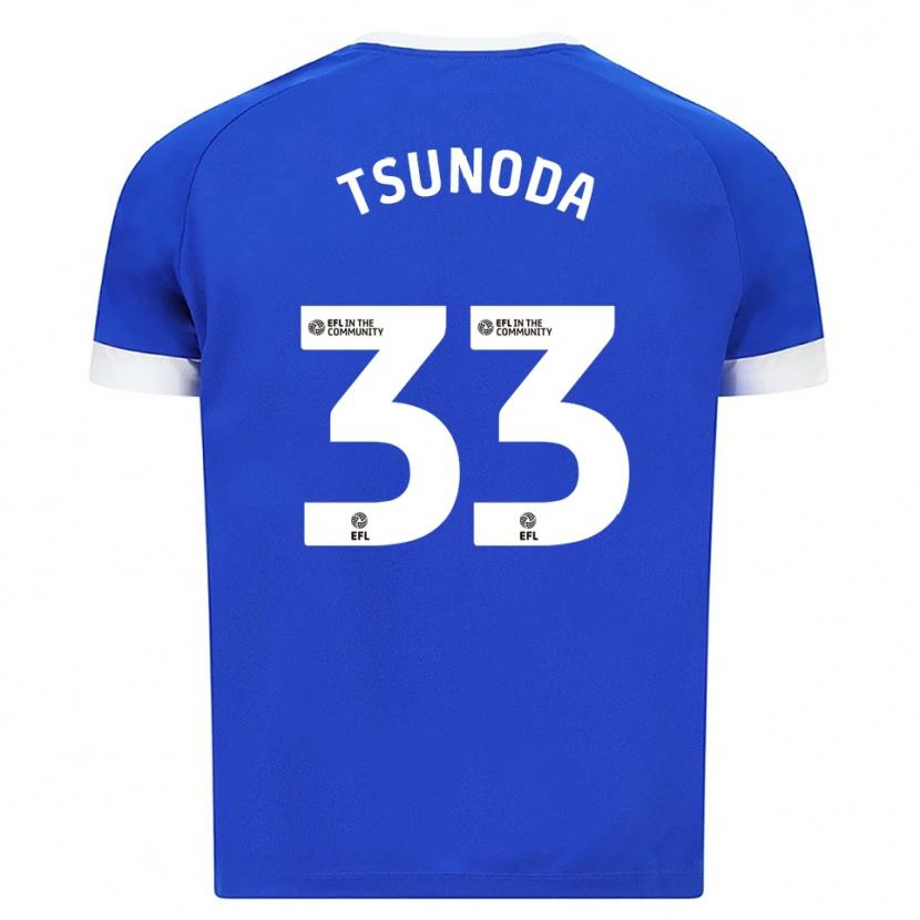 Danxen Damen Ryotaro Tsunoda #33 Blau Weiß Heimtrikot Trikot 2025/26 T-Shirt Schweiz