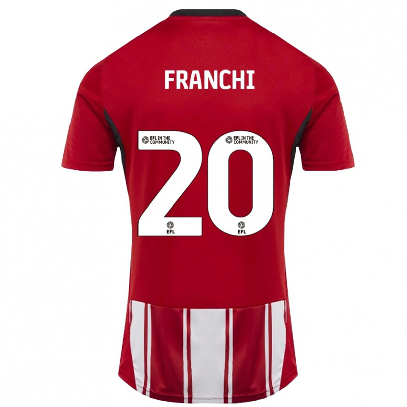 Danxen Damen Matilda Franchi #20 Rot Weiß Schwarz Heimtrikot Trikot 2025/26 T-Shirt Schweiz