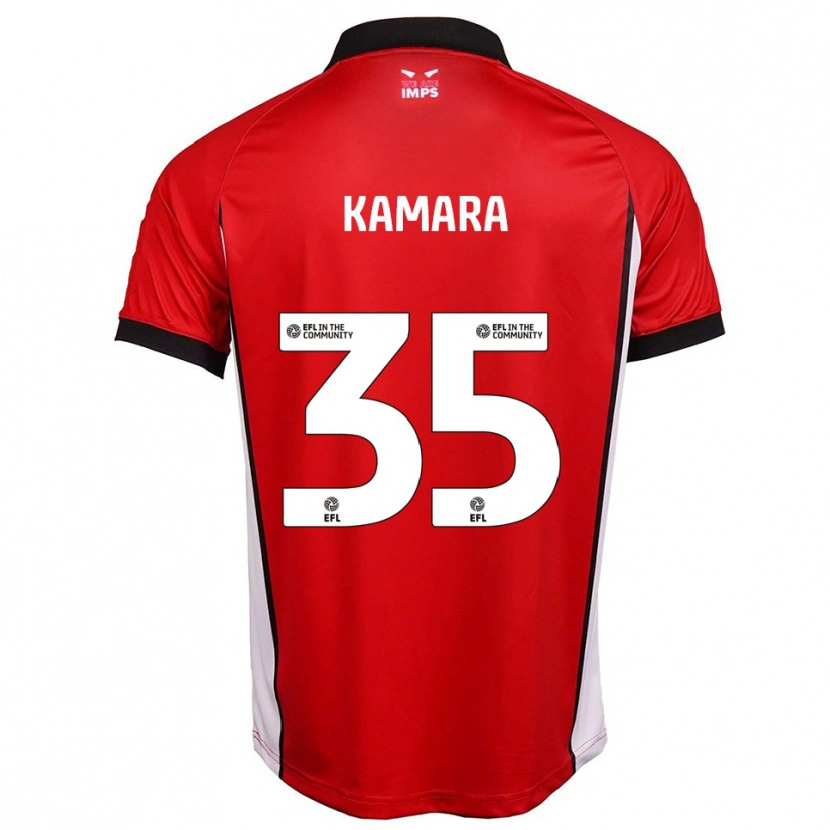 Danxen Damen Mj Kamara #35 Rot Weiß Heimtrikot Trikot 2025/26 T-Shirt Schweiz
