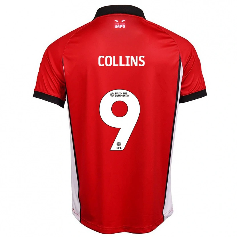 Danxen Damen James Collins #9 Rot Weiß Heimtrikot Trikot 2025/26 T-Shirt Schweiz