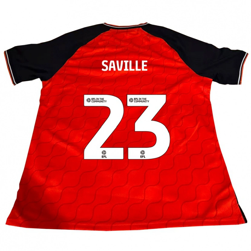 Danxen Damen George Saville #23 Orange Schwarz Weiß Heimtrikot Trikot 2025/26 T-Shirt Schweiz