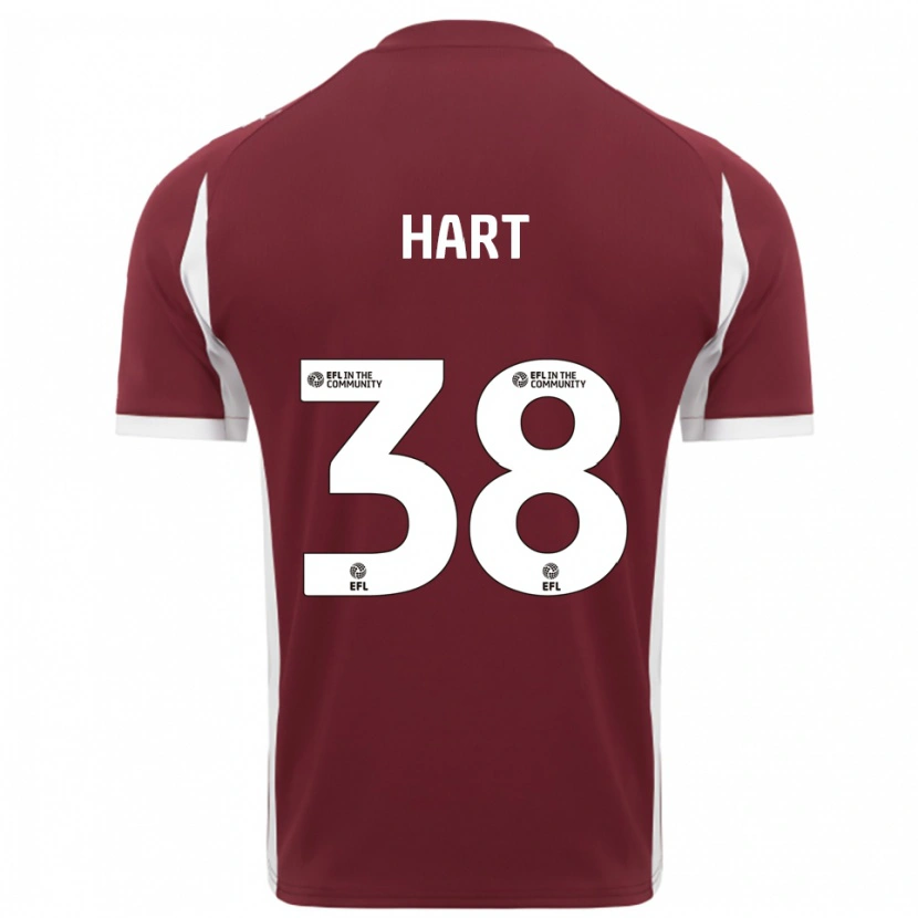 Danxen Damen Jamari Hart #38 Burgunderrot Weiß Heimtrikot Trikot 2025/26 T-Shirt Schweiz