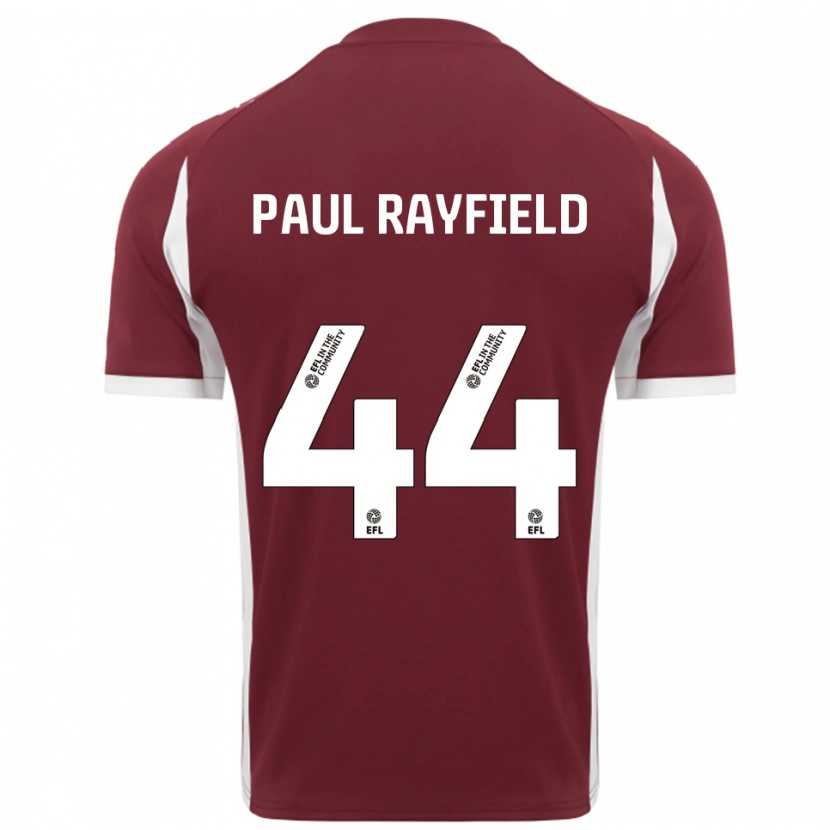 Danxen Damen Josh Paul Rayfield #44 Burgunderrot Weiß Heimtrikot Trikot 2025/26 T-Shirt Schweiz