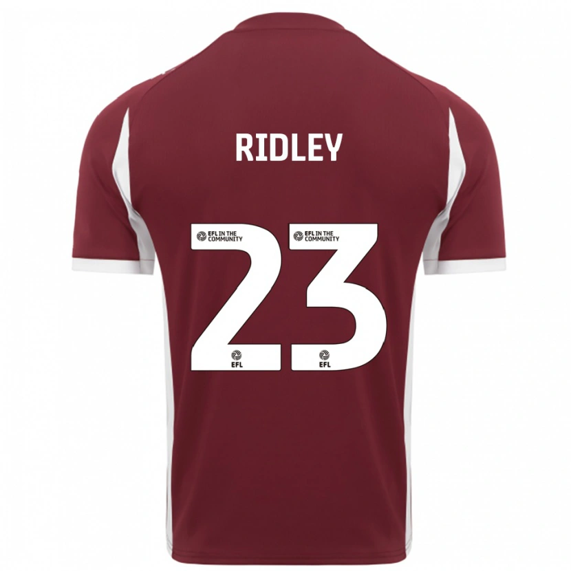 Danxen Damen Paige Ridley #23 Burgunderrot Weiß Heimtrikot Trikot 2025/26 T-Shirt Schweiz