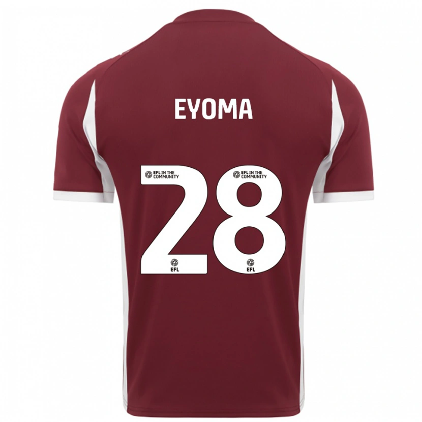 Danxen Damen Timothy Eyoma #28 Burgunderrot Weiß Heimtrikot Trikot 2025/26 T-Shirt Schweiz