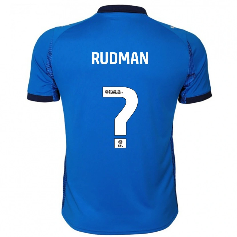 Danxen Damen Nathan Rudman #0 Blau Weiß Heimtrikot Trikot 2025/26 T-Shirt Schweiz
