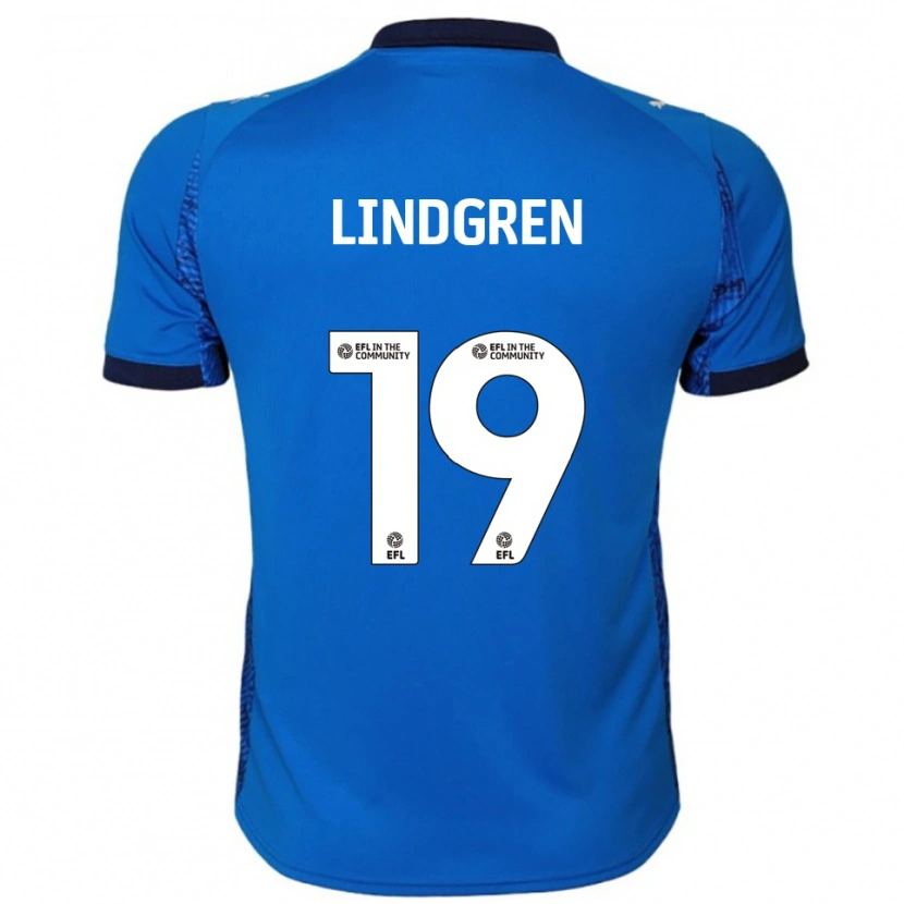Danxen Damen Gustav Lindgren #19 Blau Weiß Heimtrikot Trikot 2025/26 T-Shirt Schweiz
