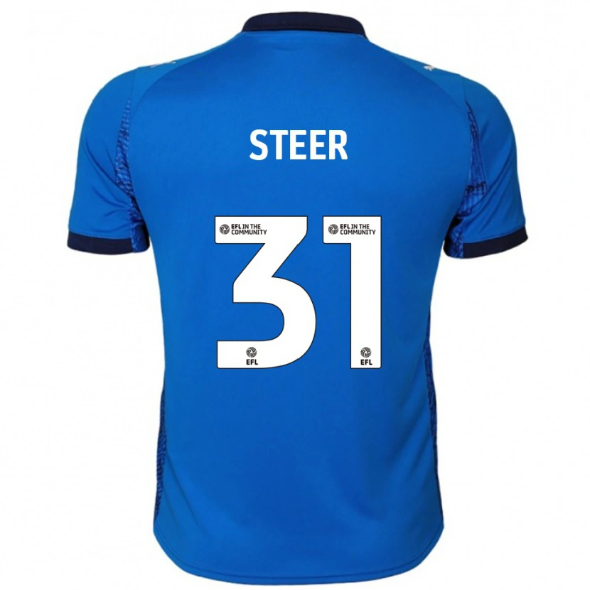 Danxen Damen Jed Steer #31 Blau Weiß Heimtrikot Trikot 2025/26 T-Shirt Schweiz
