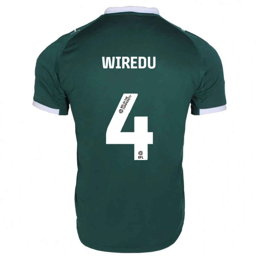 Danxen Damen Brendan Wiredu #4 Grün Weiß Heimtrikot Trikot 2025/26 T-Shirt Schweiz