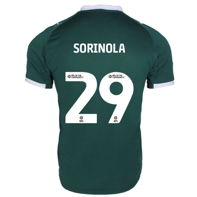 Danxen Damen Matthew Sorinola #29 Grün Weiß Heimtrikot Trikot 2025/26 T-Shirt Schweiz