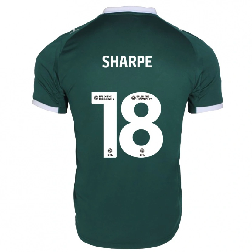 Danxen Damen James Sharpe #18 Grün Weiß Heimtrikot Trikot 2025/26 T-Shirt Schweiz