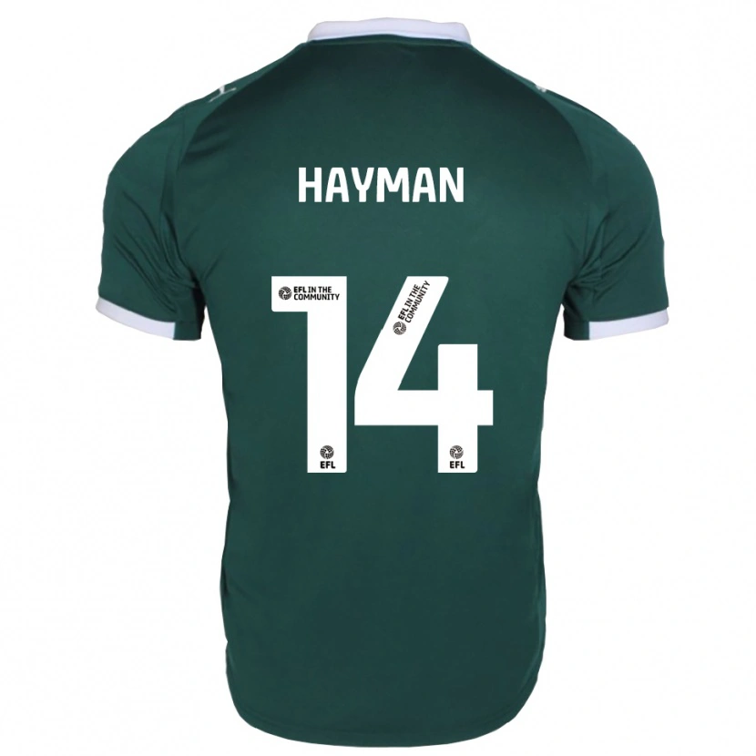 Danxen Damen Sam Hayman #14 Grün Weiß Heimtrikot Trikot 2025/26 T-Shirt Schweiz