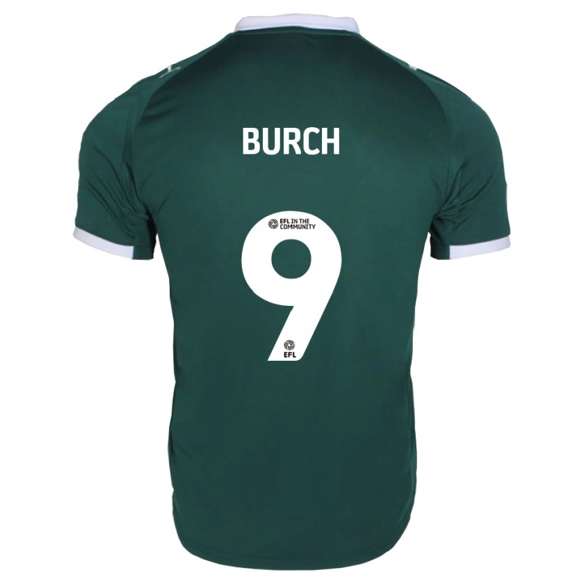 Danxen Damen Kian Burch #9 Grün Weiß Heimtrikot Trikot 2025/26 T-Shirt Schweiz