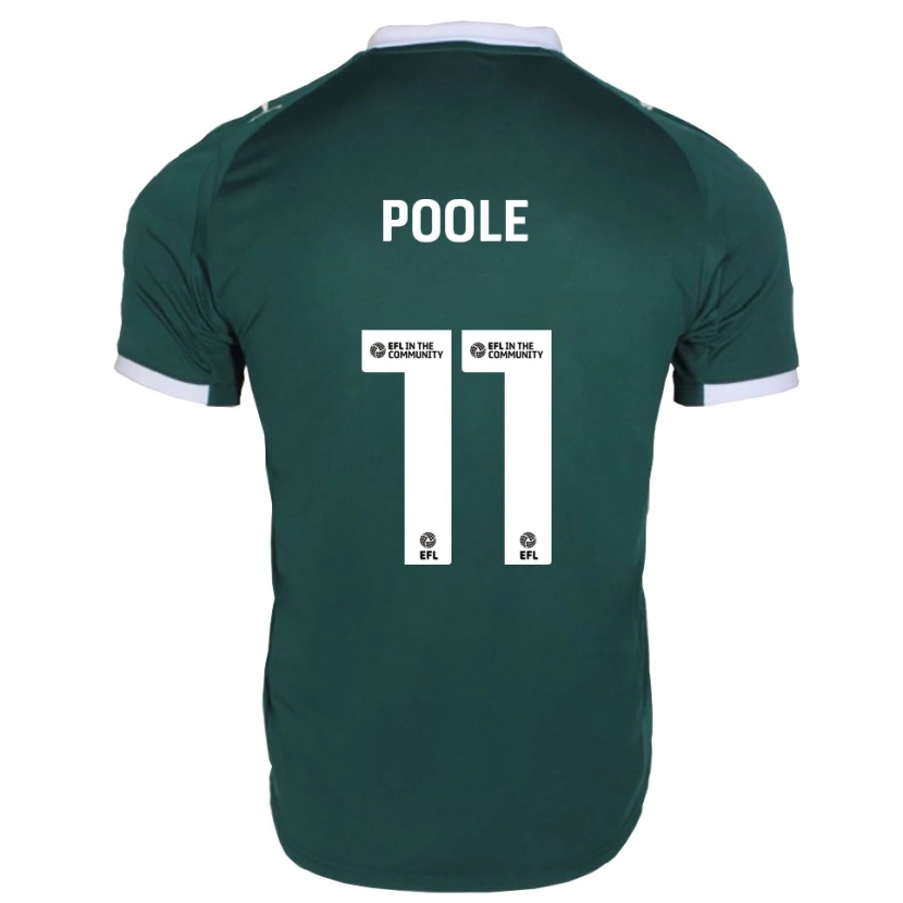 Danxen Damen Fletcher Poole #11 Grün Weiß Heimtrikot Trikot 2025/26 T-Shirt Schweiz