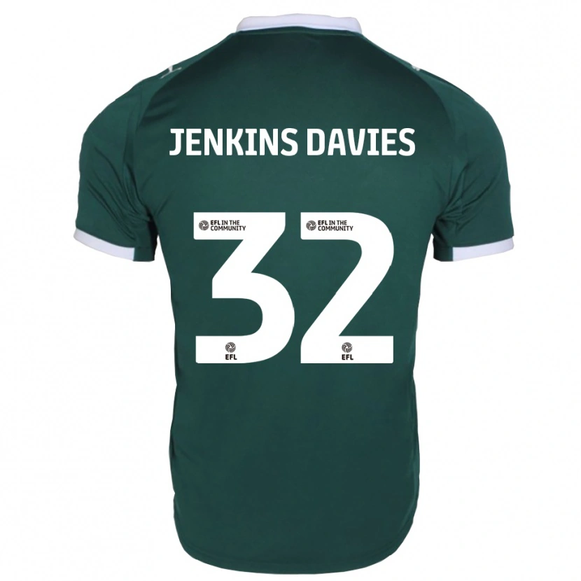 Danxen Damen Will Jenkins-Davies #32 Grün Weiß Heimtrikot Trikot 2025/26 T-Shirt Schweiz