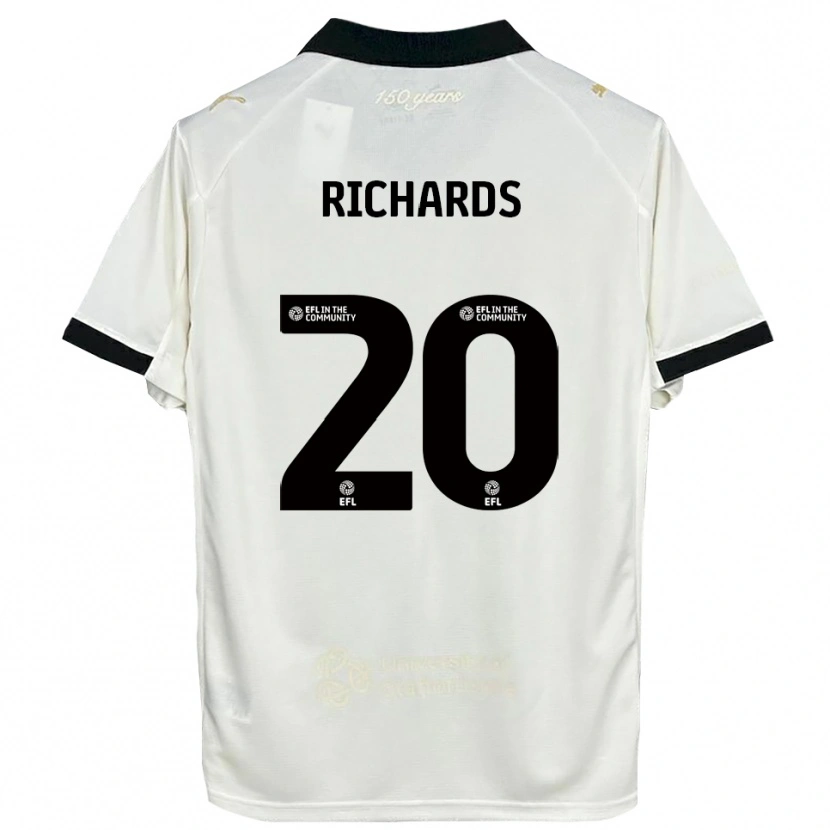 Danxen Damen Rico Richards #20 Cremeweiß Schwarz Heimtrikot Trikot 2025/26 T-Shirt Schweiz