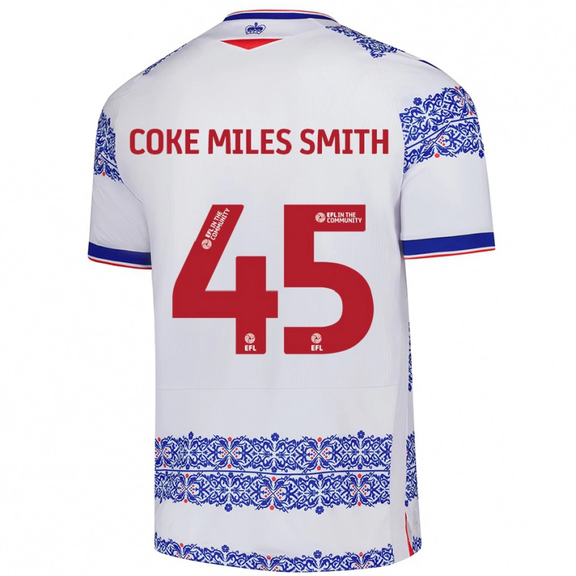 Danxen Damen Kiyan Coke Miles Smith #45 Weiß Blau Heimtrikot Trikot 2025/26 T-Shirt Schweiz