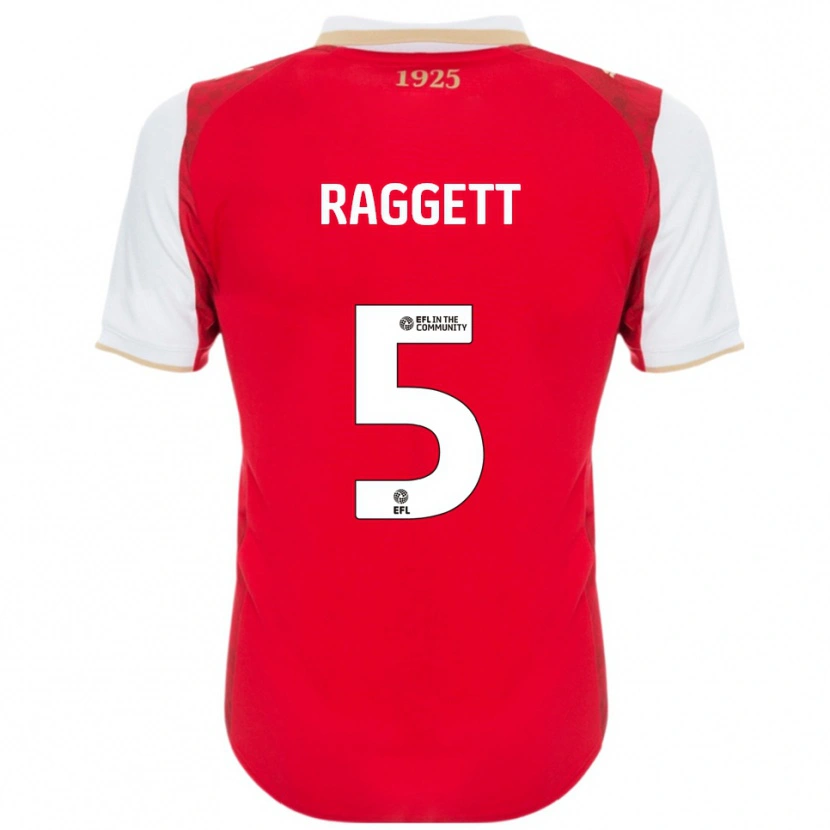 Danxen Damen Sean Raggett #5 Rot Weiß Heimtrikot Trikot 2025/26 T-Shirt Schweiz