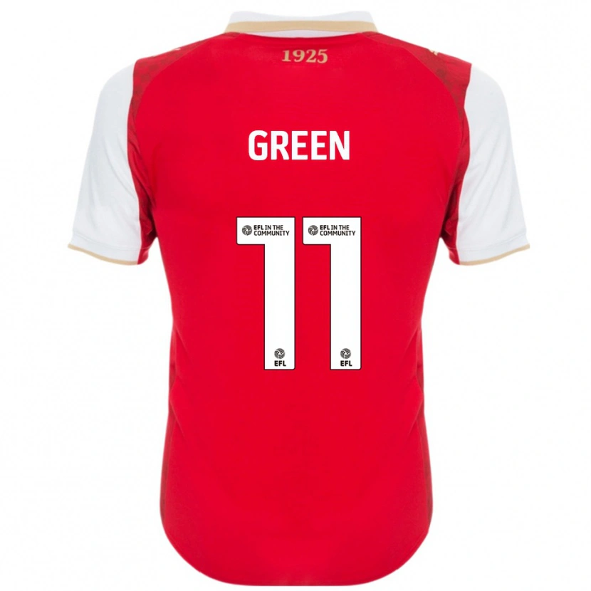 Danxen Damen Andre Green #11 Rot Weiß Heimtrikot Trikot 2025/26 T-Shirt Schweiz