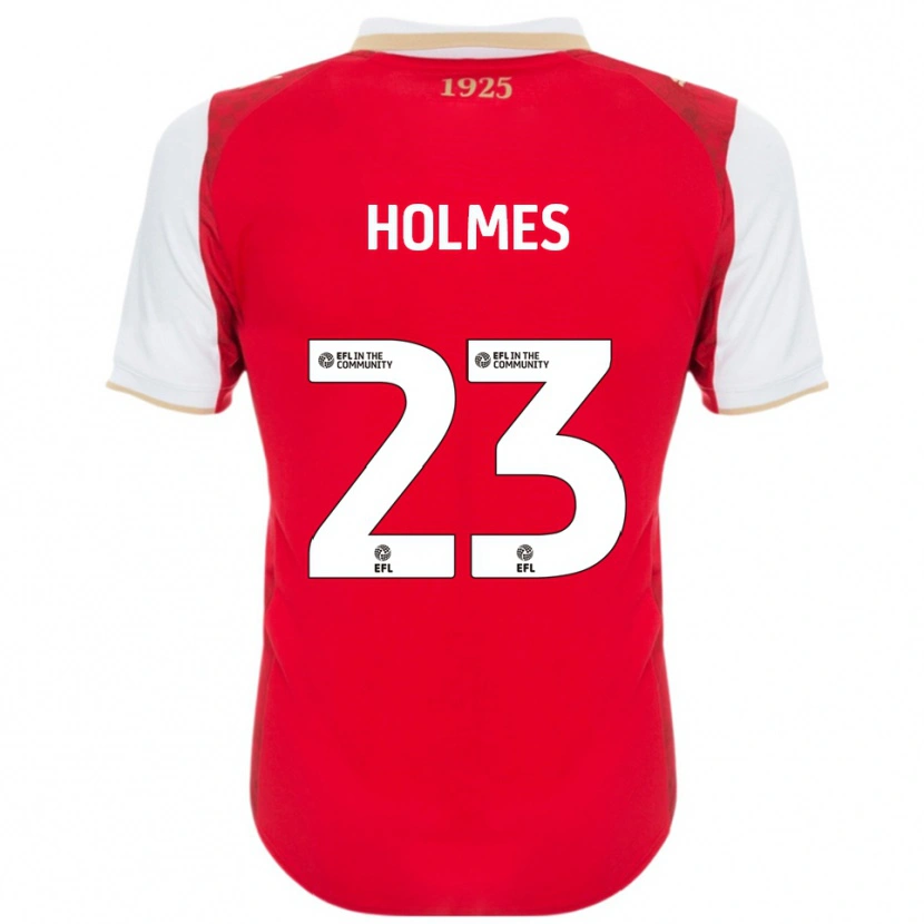Danxen Damen Jack Holmes #23 Rot Weiß Heimtrikot Trikot 2025/26 T-Shirt Schweiz