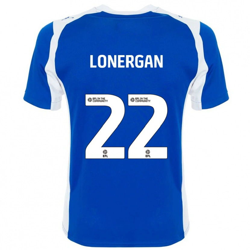 Danxen Damen Andy Lonergan #22 Blau Weiß Heimtrikot Trikot 2025/26 T-Shirt Schweiz