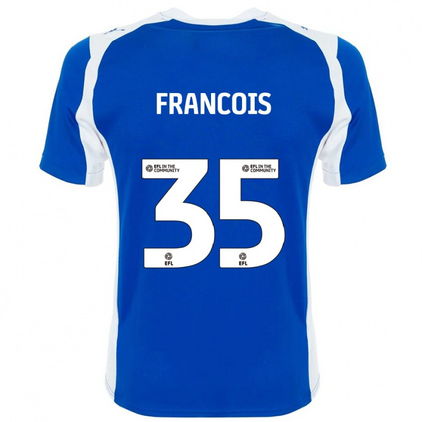 Danxen Damen Tyrese Francois #35 Blau Weiß Heimtrikot Trikot 2025/26 T-Shirt Schweiz