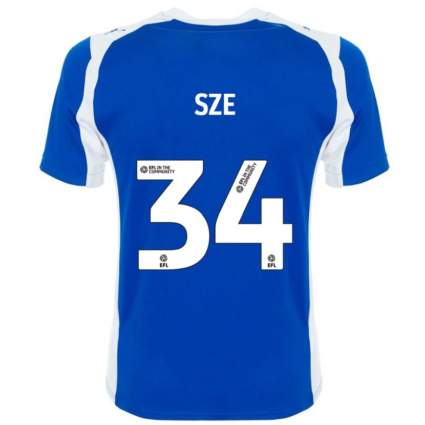 Danxen Damen Chris Sze #34 Blau Weiß Heimtrikot Trikot 2025/26 T-Shirt Schweiz