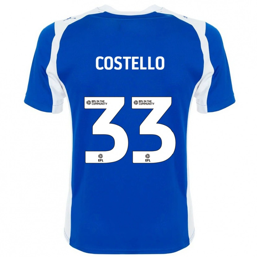 Danxen Damen Tom Costello #33 Blau Weiß Heimtrikot Trikot 2025/26 T-Shirt Schweiz