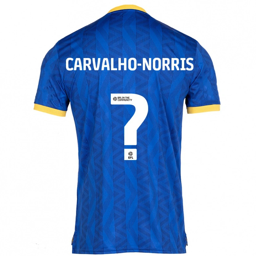 Danxen Damen Tom Carvalho-Norris #0 Marine Gelb Heimtrikot Trikot 2025/26 T-Shirt Schweiz